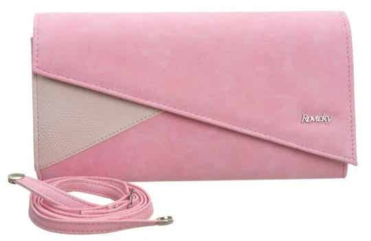 Clutch/shoulder bag Rovicky W65 pink