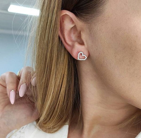 Gold-plated earrings KST1933.