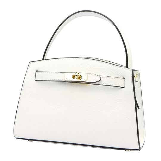 Luka 24-025 Dollaro Women's Leather Handbag – White