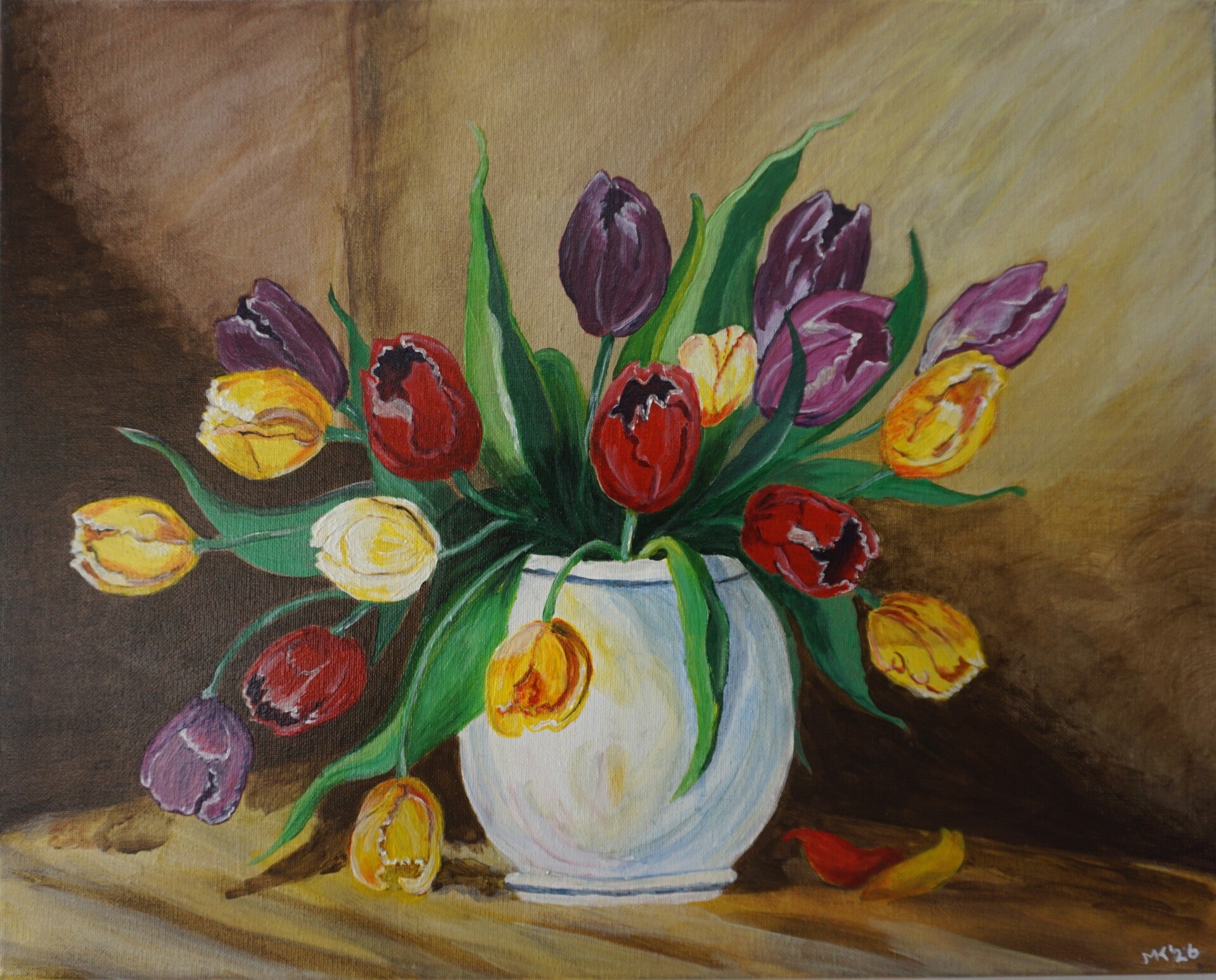 Tulpen in Vaas