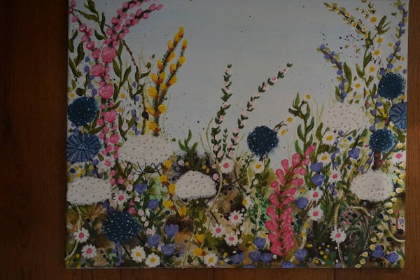 Bloementuin blauw 2
