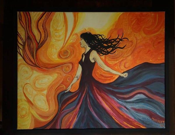 Dansende dame