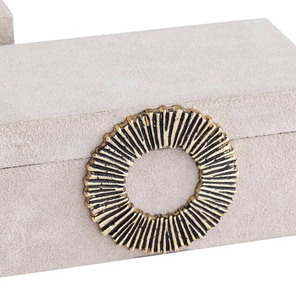 opberg box vierkant creme