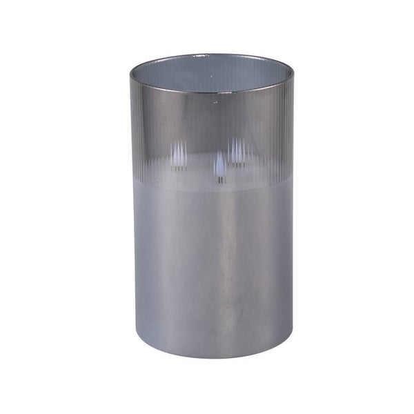 Led Stormlight Candle Grey glass L