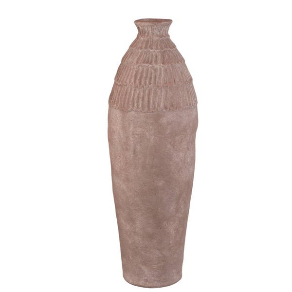 Earthy Brown ceramic vase  L