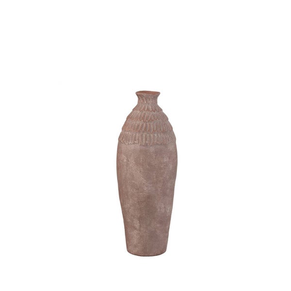 Earthy Brown ceramic vase  S