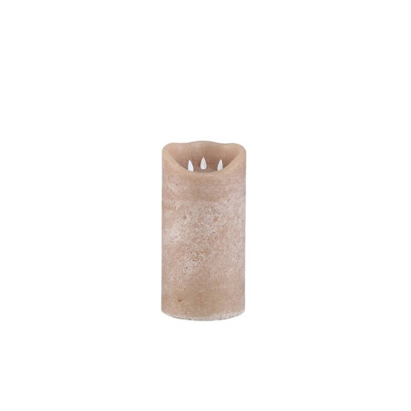 Led kaars PTMD Beige S