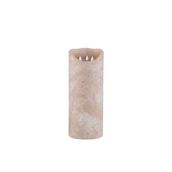 Led kaars PTMD Beige M