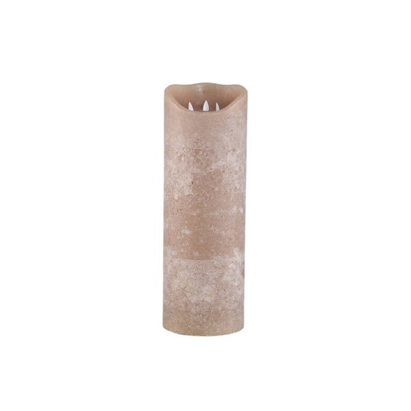 Led kaars PTMD Beige L
