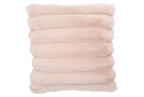 SET 2 kussens en 1 plaid beige