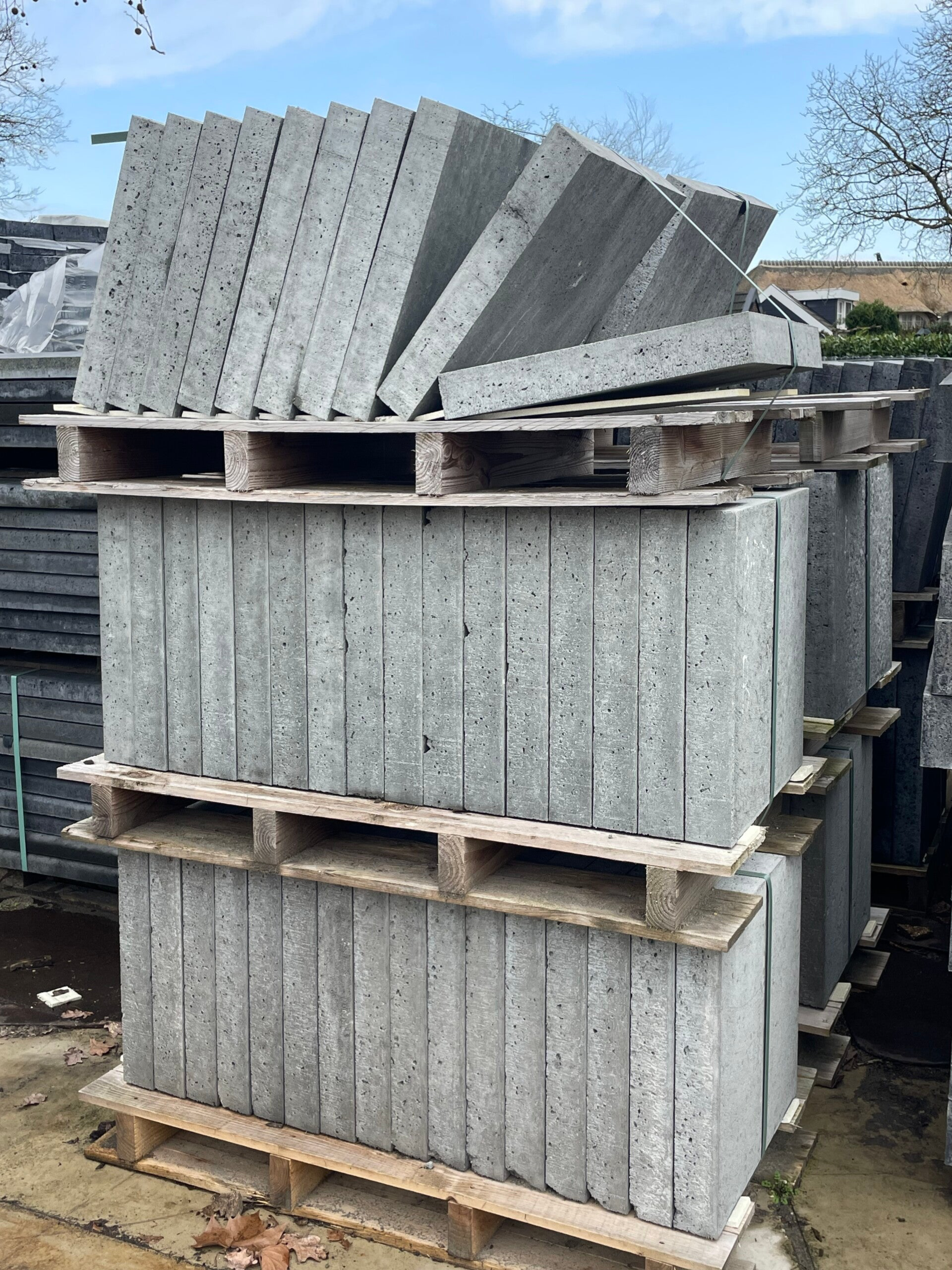 98 stuks Oud Hollandse tegel 50x50x7cm Grijs RESTPARTIJ Gehele partij voor: