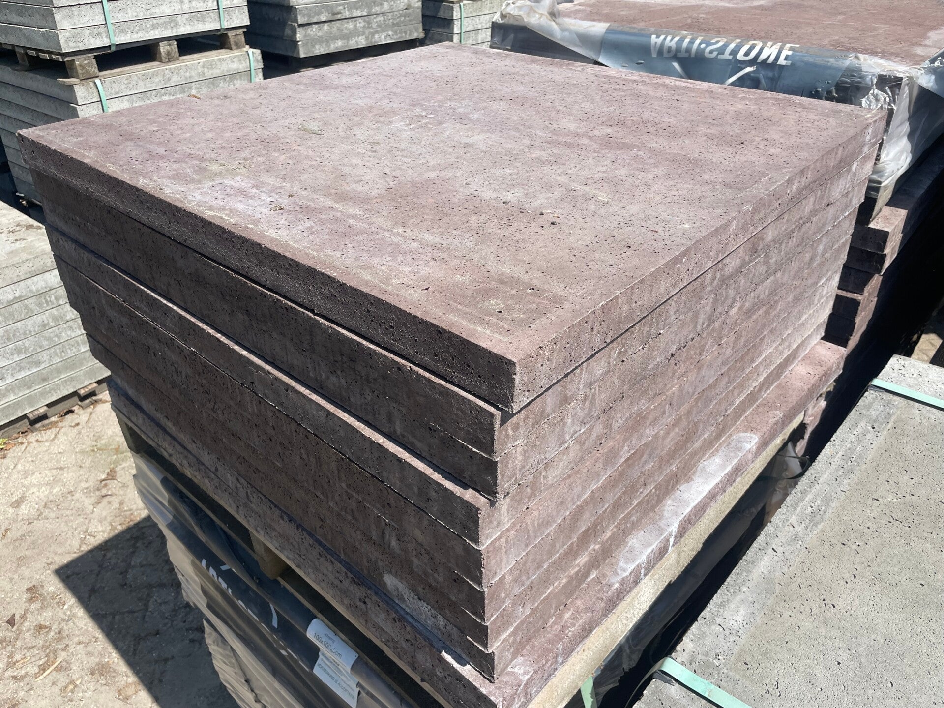 Oud Hollandse tegels 100x100x5 cm Taupe RESTPARTIJ