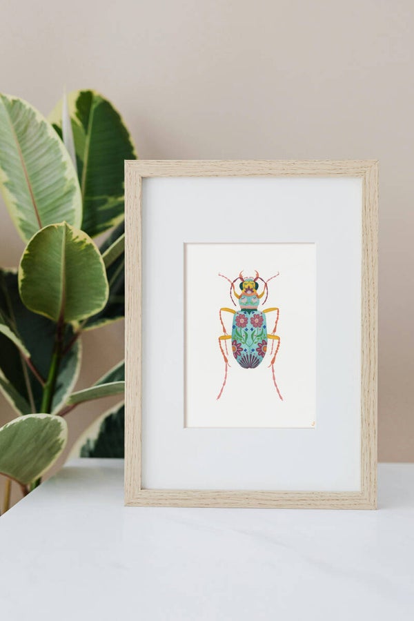 Gouache Zandloopkever