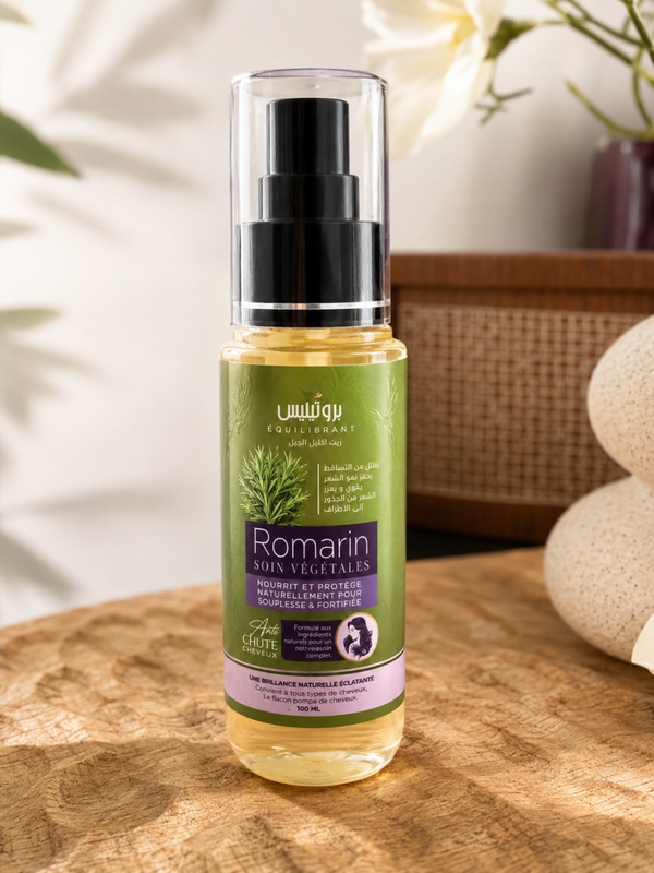 la beauté de vos cheveux avec notre huile de romarin brosse stimulante offerte
