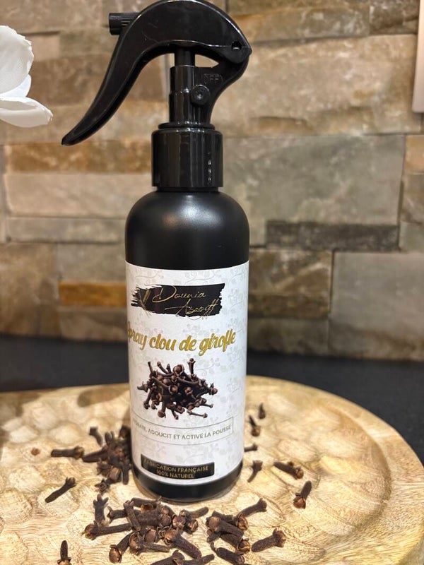 Spray capillaire Clou de Girofle & Glycérine — 100% naturel — Tous types de cheveux