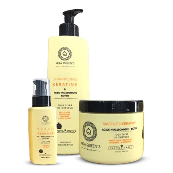 gamme Kératine Acide Hyaluronique et Biotine