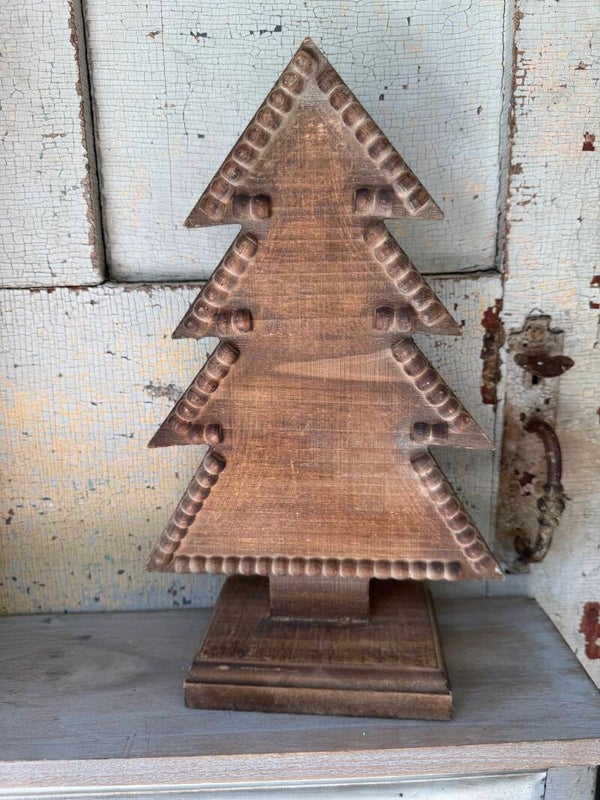 Farmhouse wooden tree