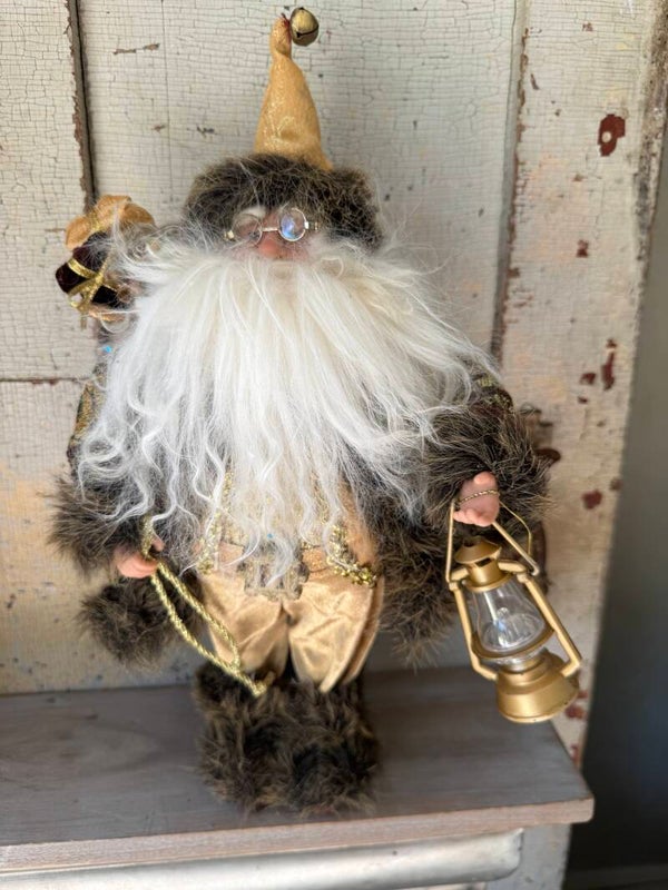 Santa with lantern