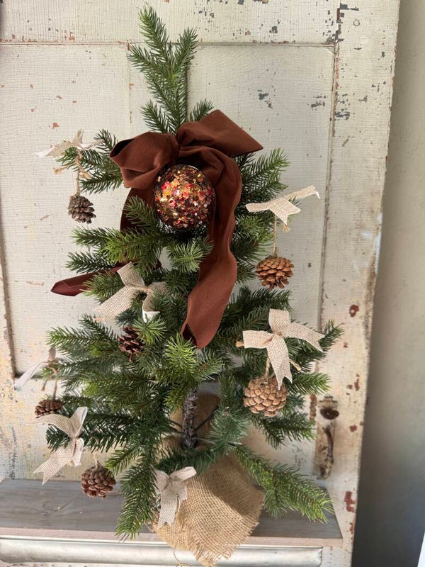 Brown pinecone tree