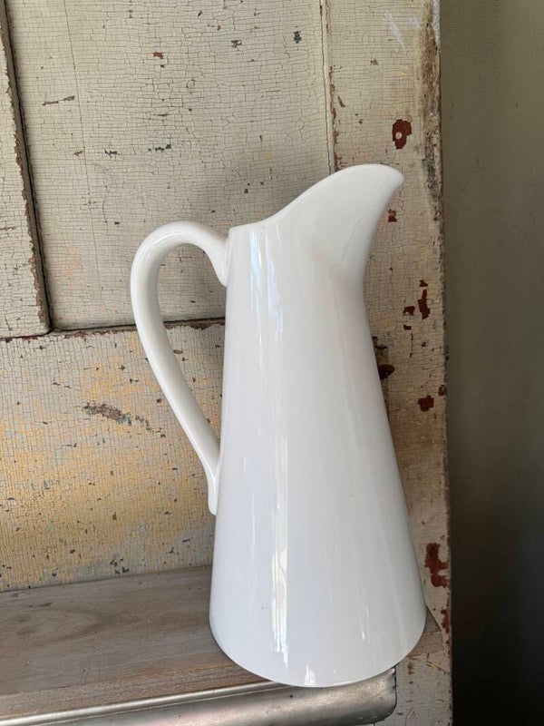 Porcelain White Pitcher