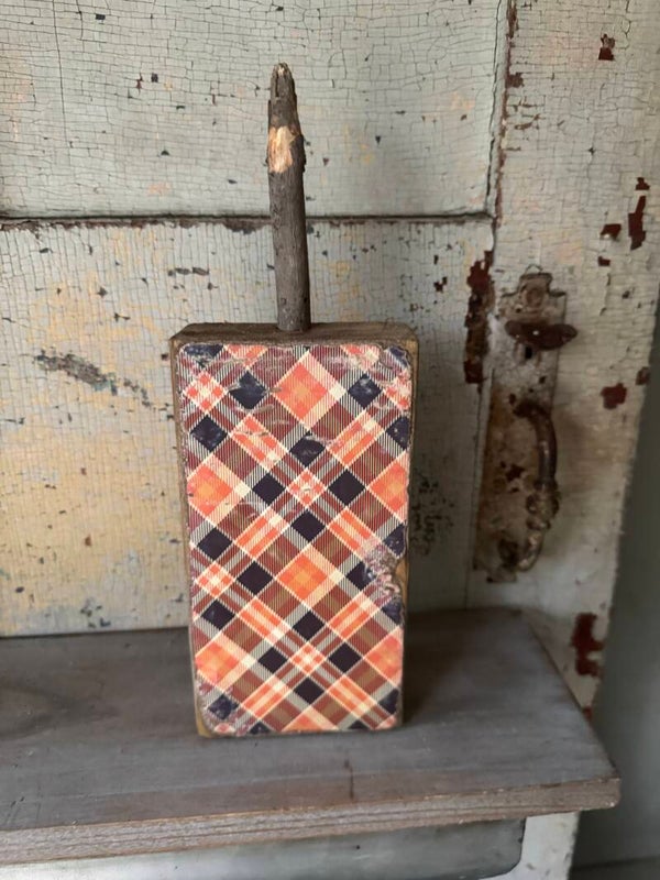 Plaid pumpkin