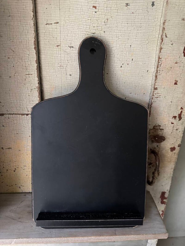 Black cookbook stand