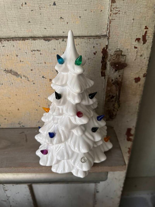 White porcelain tree