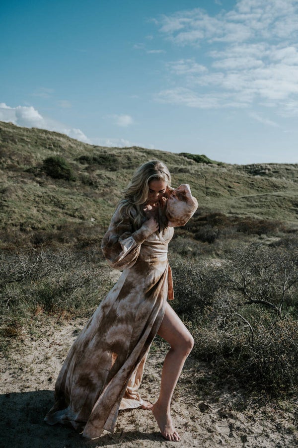 The ossie dress in tie dye