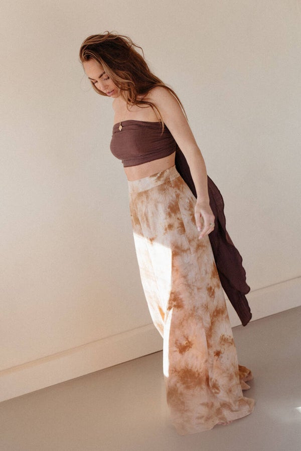 Tie dye palazzo pants