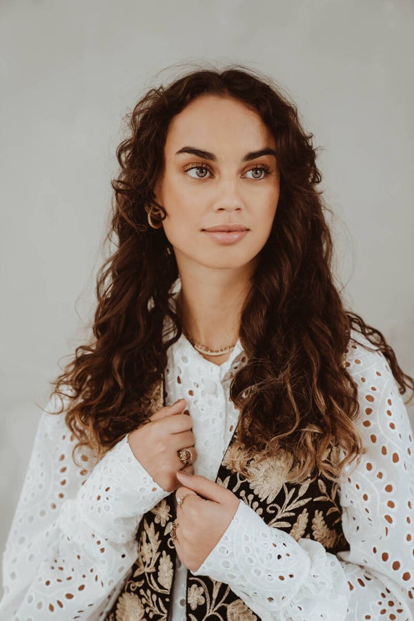 The black and gold Waistcoat