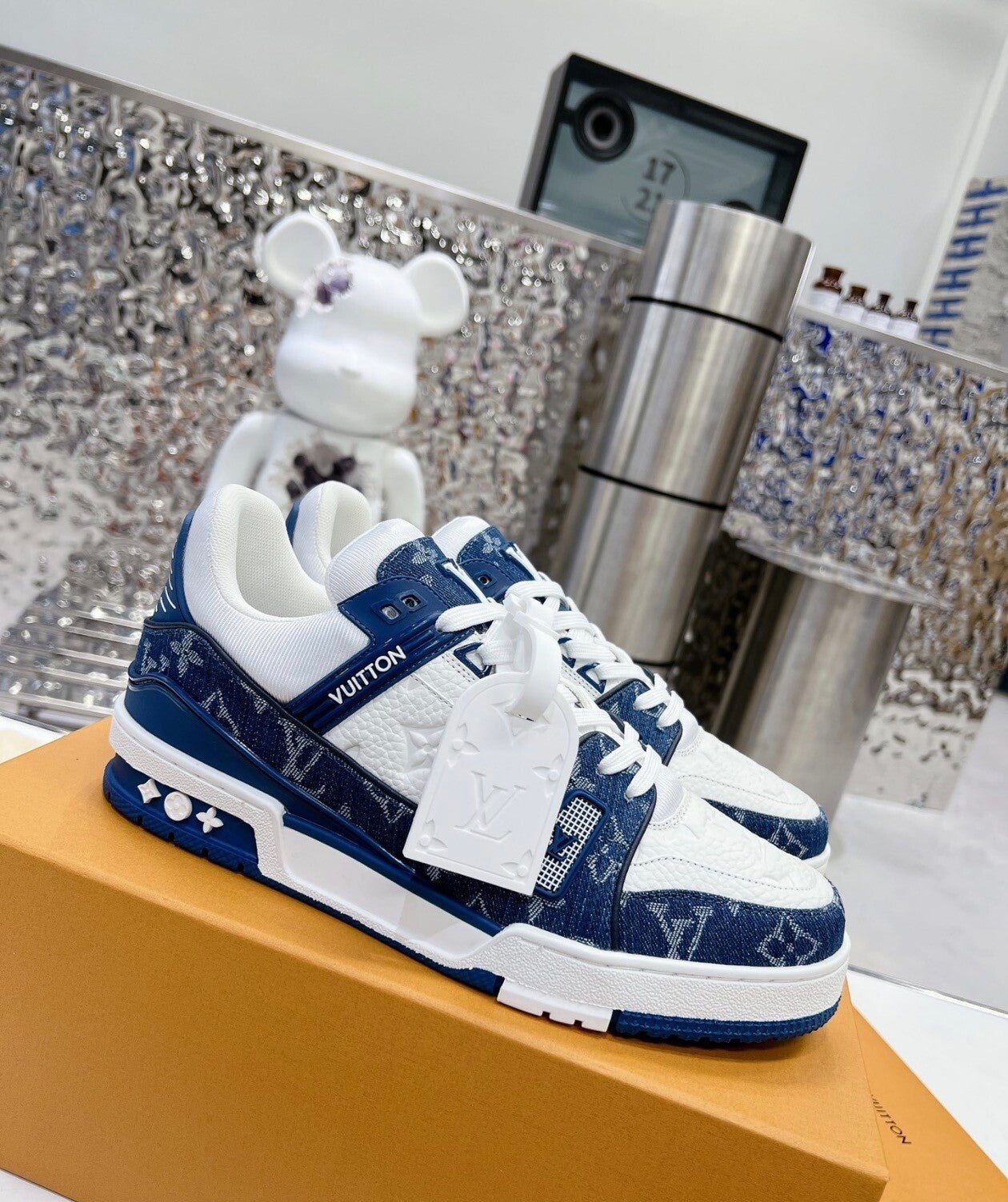 LV Sneaker Blau
