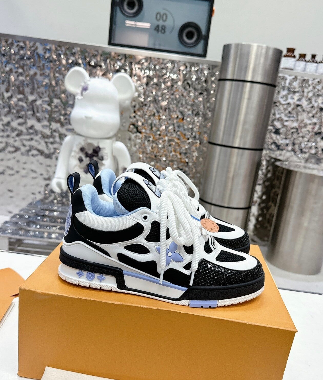 LV Sneaker Blau/ Schwarz