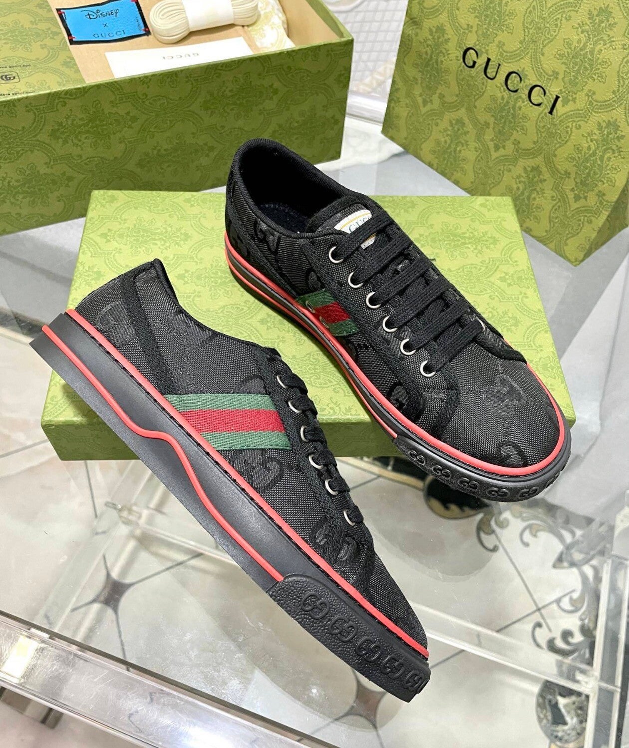 Gucci Tennis Schwarz