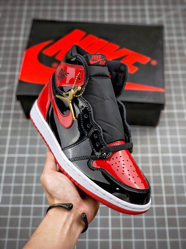 Air Jordan 1 High OG Bred Patent