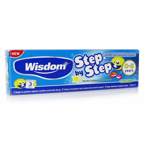 Wisdom Toothpaste Step by Step 0-3 