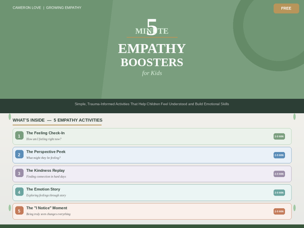 5-Minute Empathy Boosters for Kids