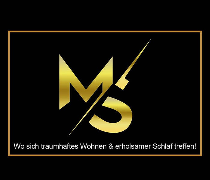 Monogramm Manuel Schindler Gold schwarz