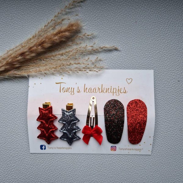 Combi setje rood/antraciet