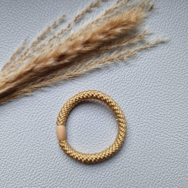 Elastiek met glans goud (kleur 21)