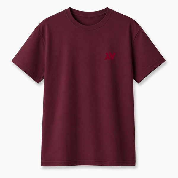 basic shirt burgundy
