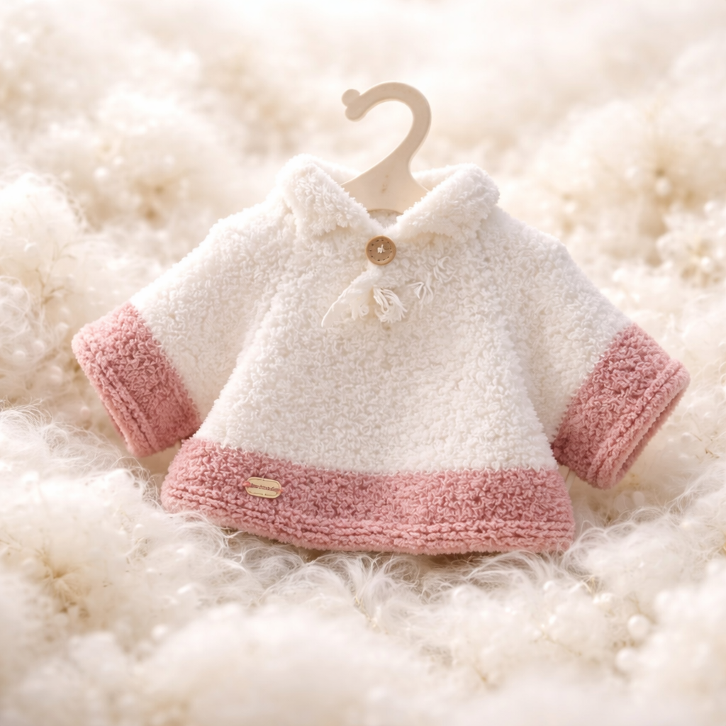 Poncho tout doux bicolore