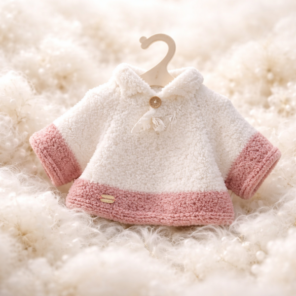 Poncho tout doux bicolore