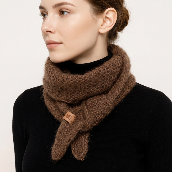 Echarpe mohair et soie