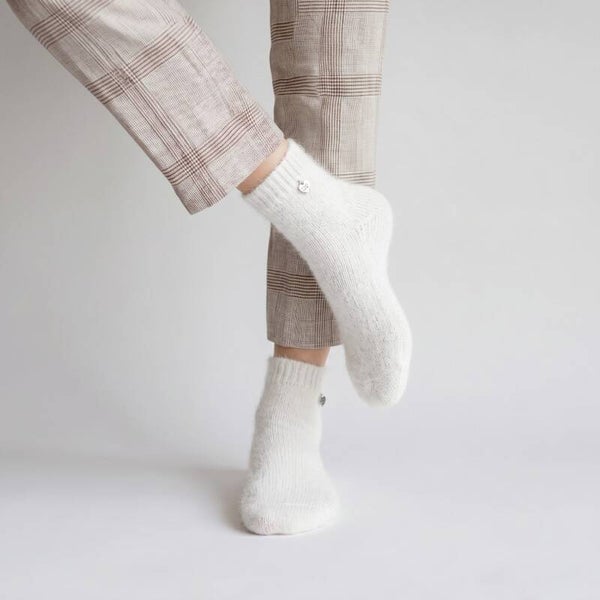 Socquettes angora
