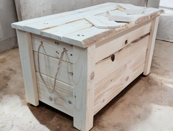 Pallet-Wood Storage Chest — Measured Build Plans (PDF Download)