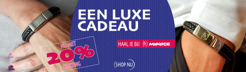 armband actie 20% korting