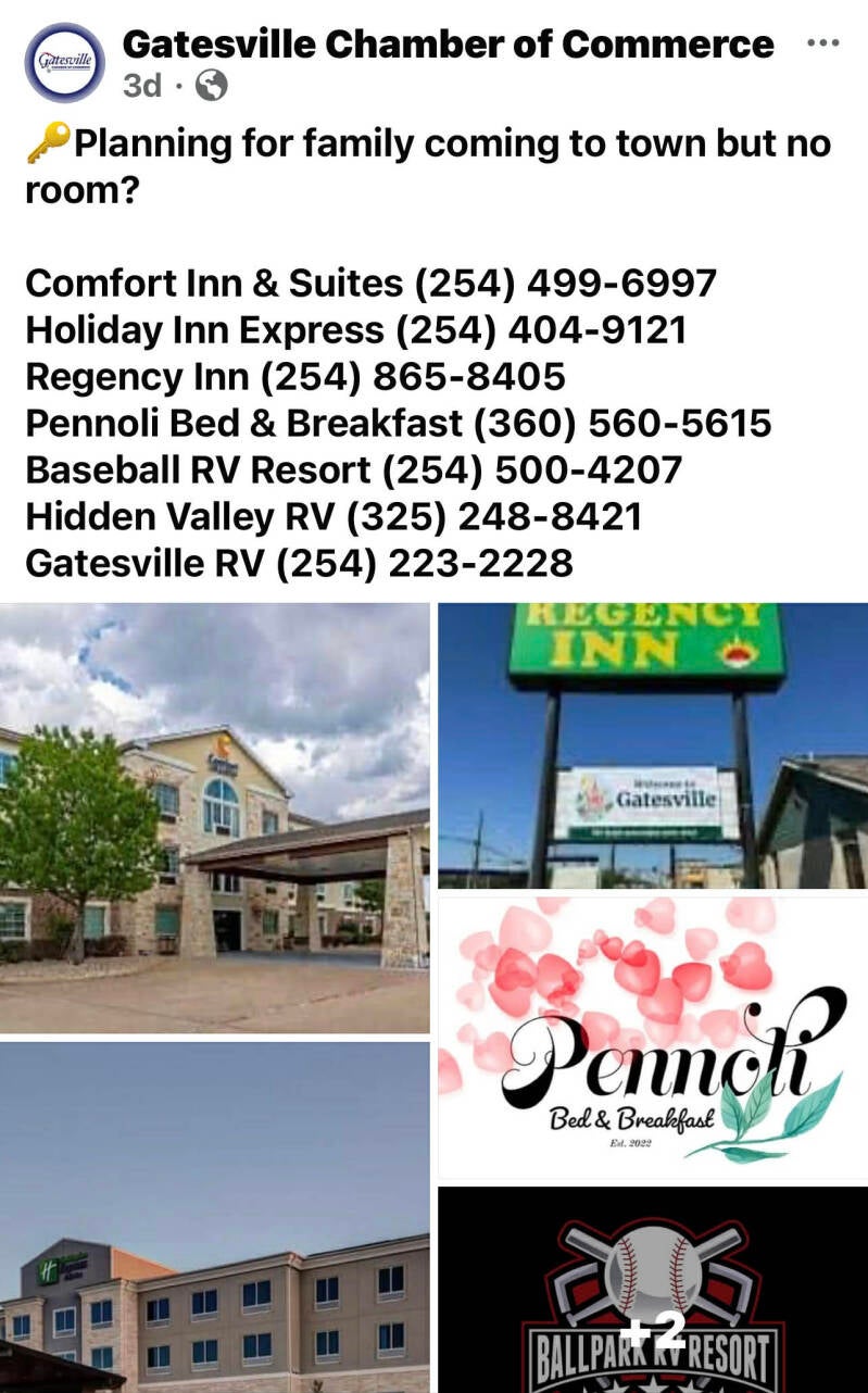 overnight stays