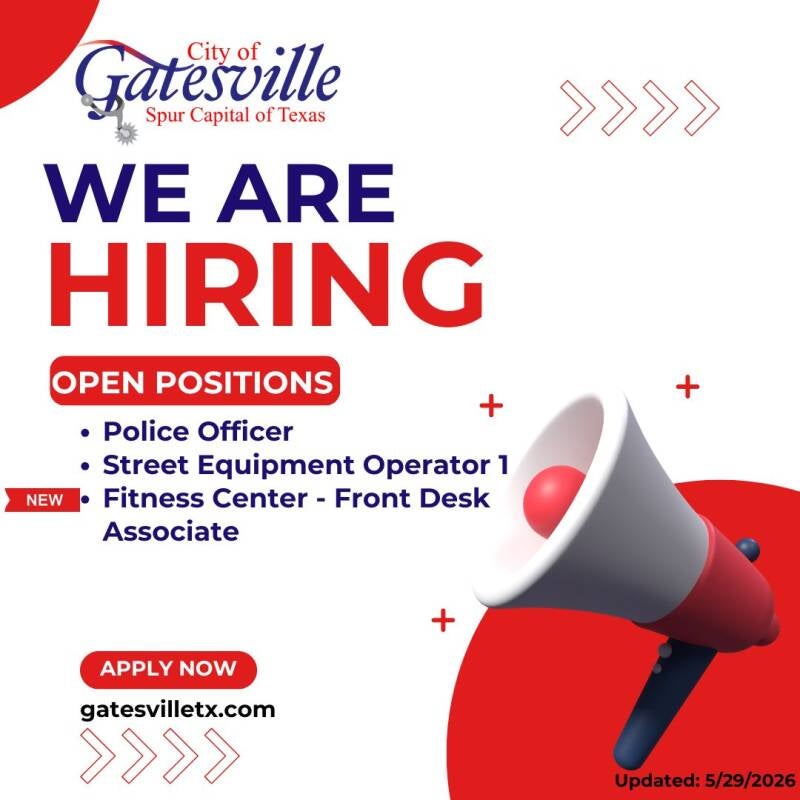 City of Gatesville Jobs 