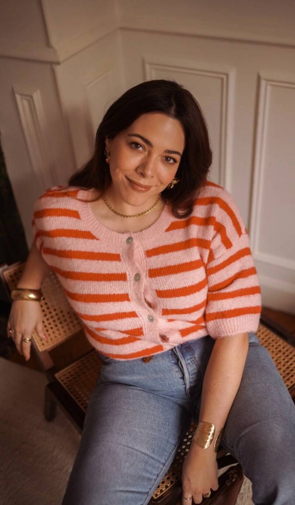 Cardigan Rose Violetta