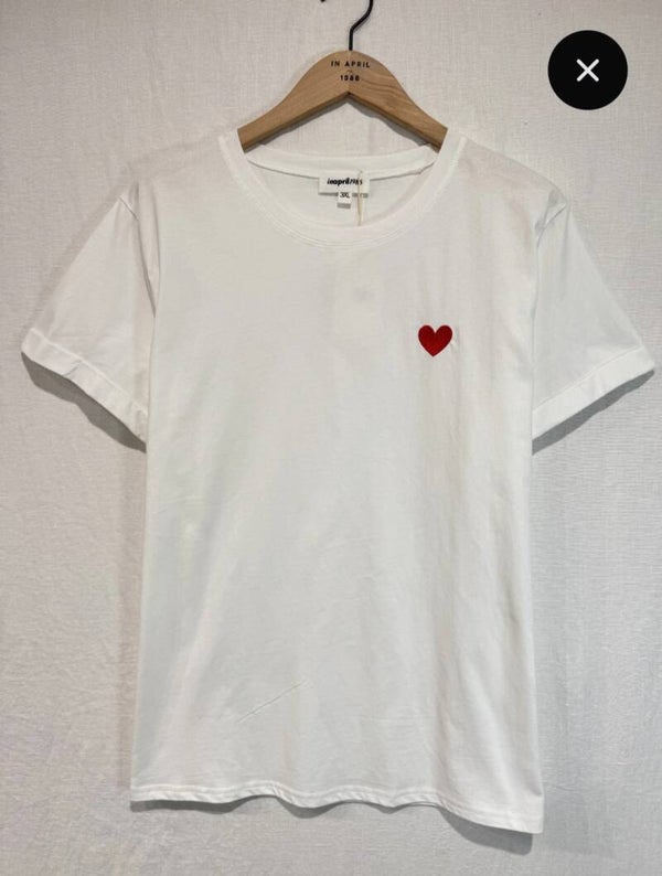 T-shirt Coeur
